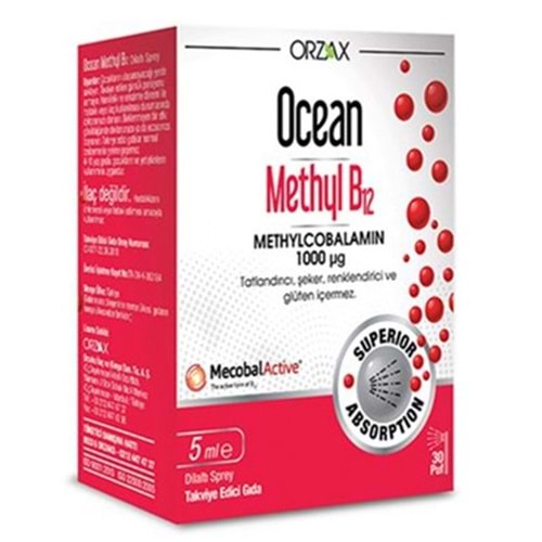 Ocean Methyl B12 Sprey 5 Ml