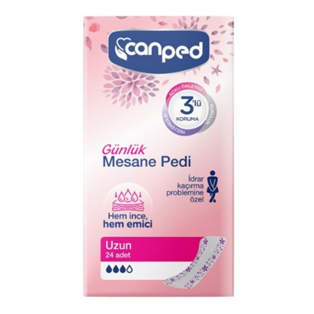 Canped Günlük Mesane Pedi Uzun 24Lü