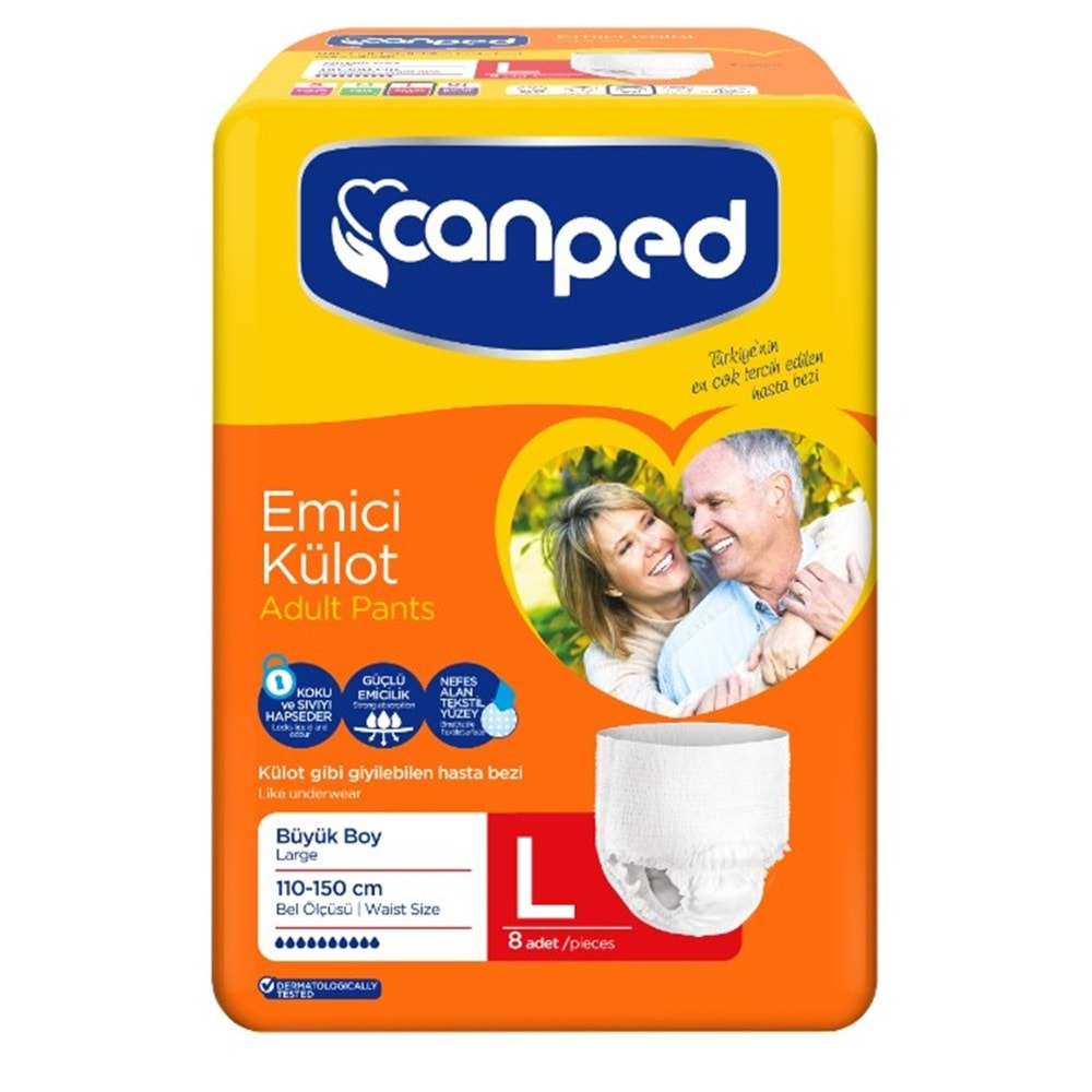 Canped Emıcı Kulot Buyuk 8Lı