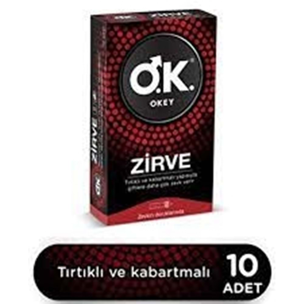 Okey Zırve 10lu Prezervatif