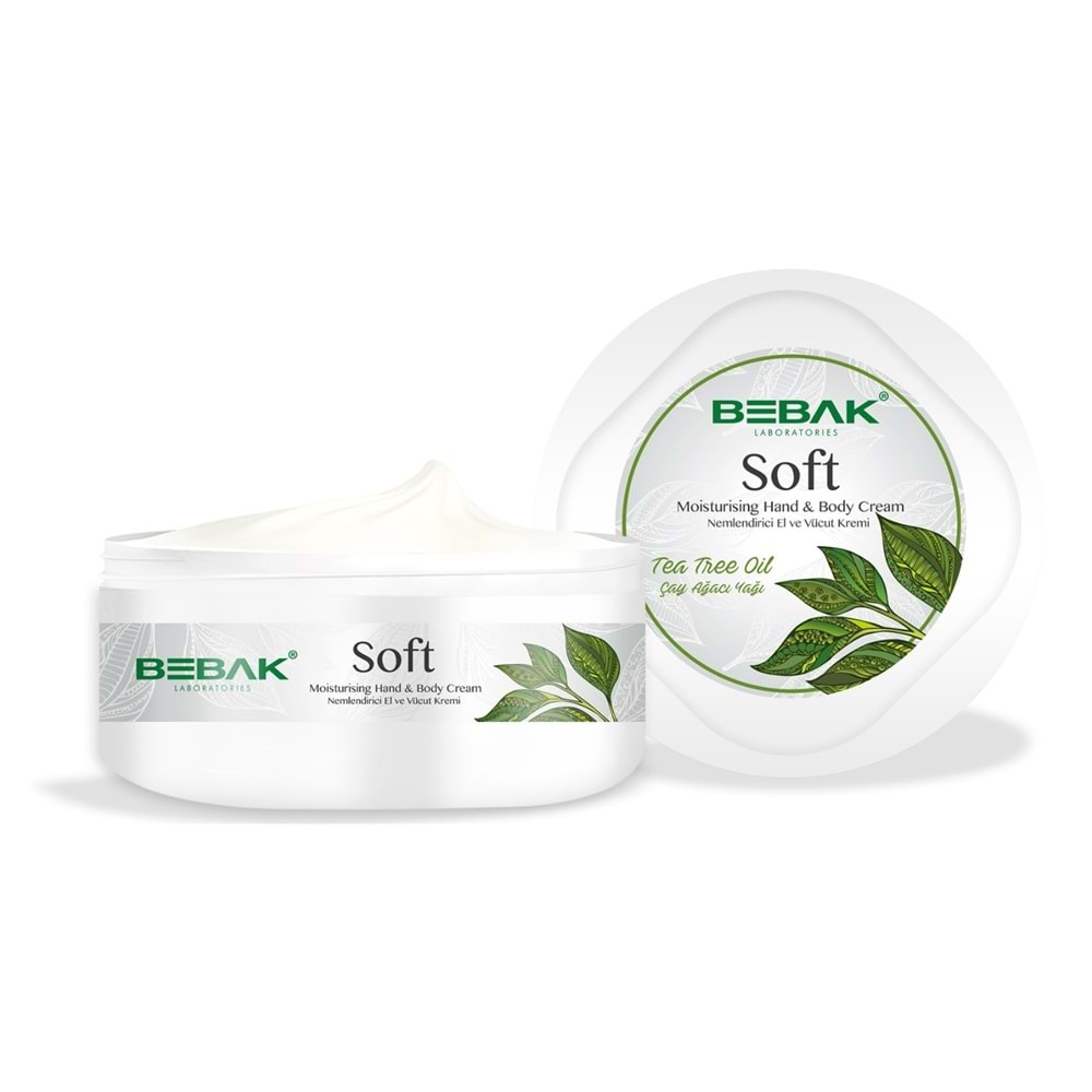 Bebak Soft Krem 300Ml Kavanoz Çay Ağacı