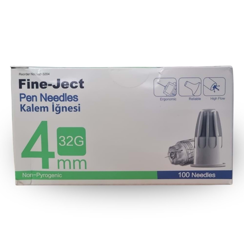 Fine-Ject İğne Ucu 4Mm
