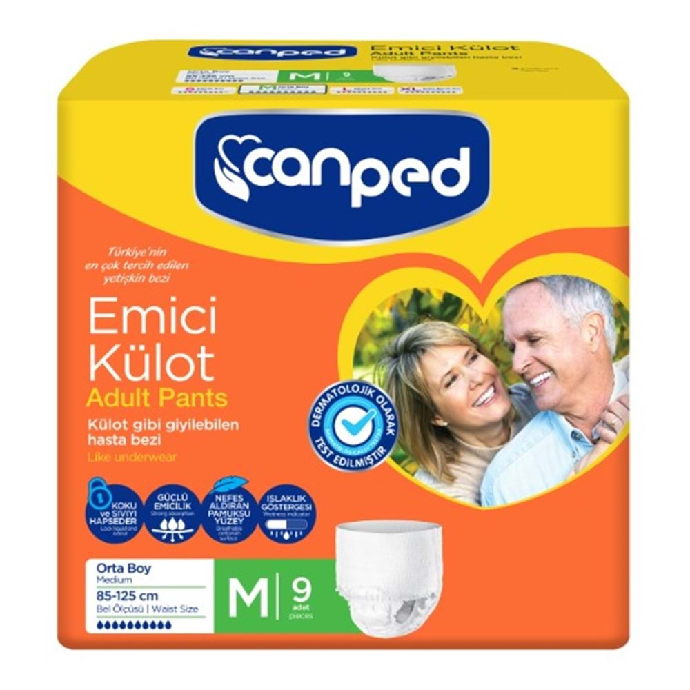 Canped Emıcı Kılot Orta 9Lu