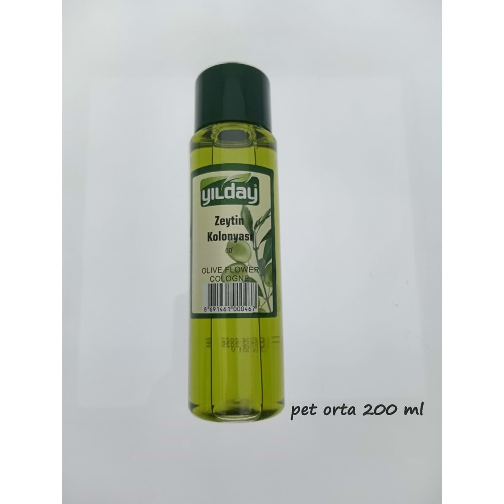 Yılday Zeytın Kolonya 200Ml