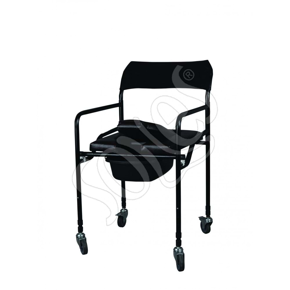 Soles Tekerlekli Klozet Yük. Deri Kap. Sls809