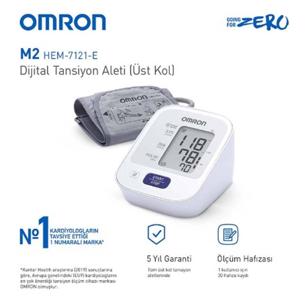 Omron M2 Koldan Hafızalı Tansiyon Aletı