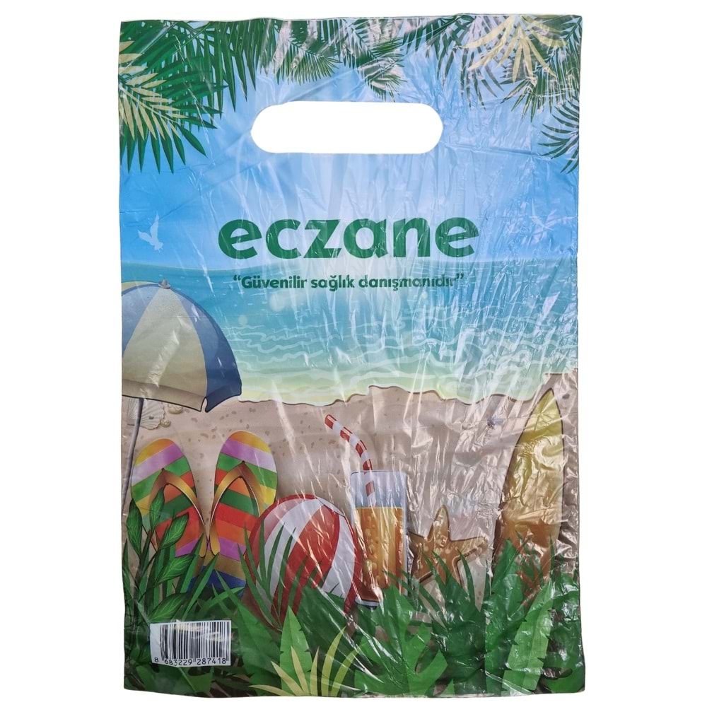 Dy Eczane Poşeti El Geçme Tatil Temalı 150 Adet (22x32cm) EKO