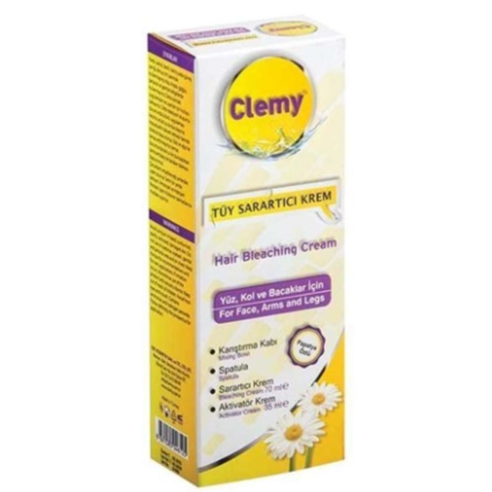 Clemy Tüy Sarartıcı Krem