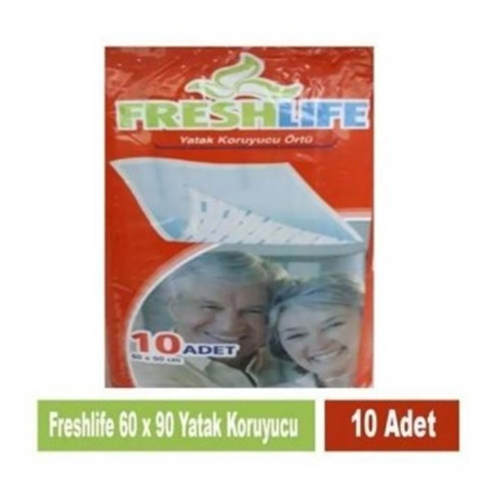 Freshlife 60*90 Yatak Koruyucu Örtü 10lu