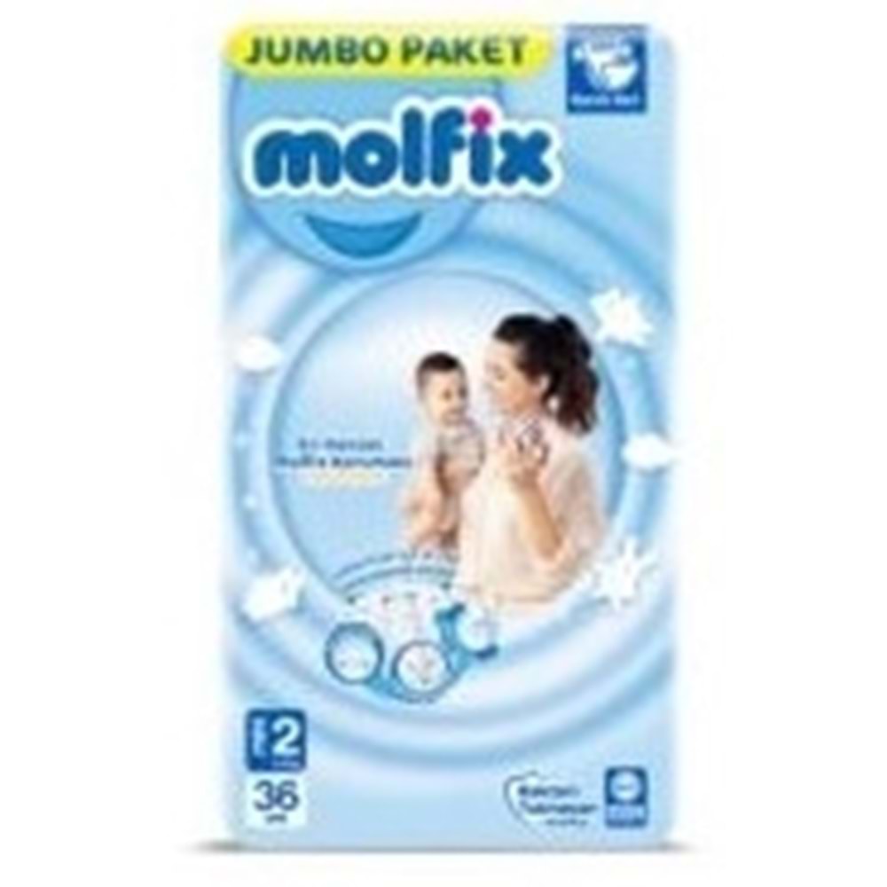 Molfix Jumbo Eko 3/6 36Lı No:2 Bebek Bezi