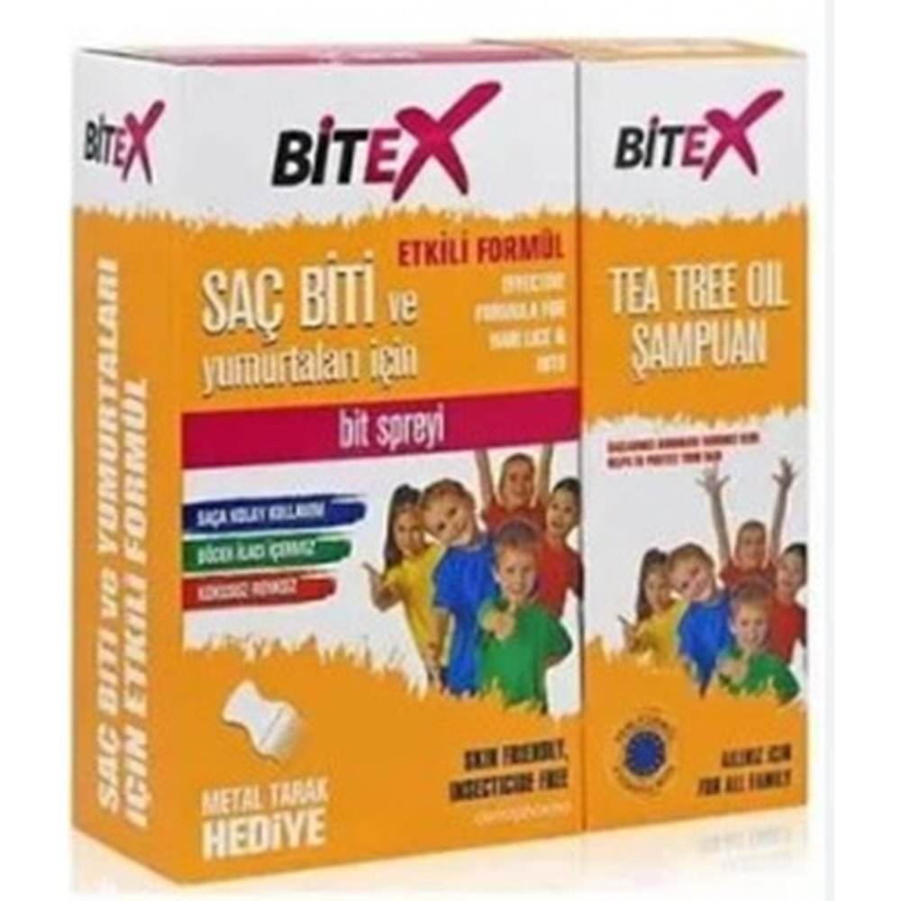 Bıtex Bıt Spreyı 100Ml + Sampuan 150Ml-Çelık Tarak Hedıyelı