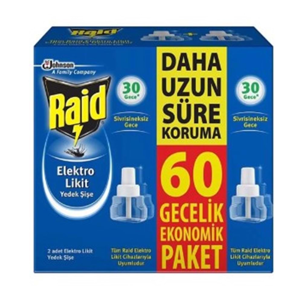 Raid Likid Yedek Şise 2Li