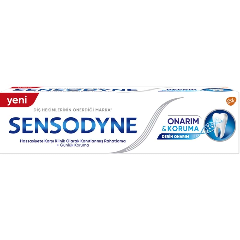 Sensodyne Onarım Koruma Diş Macunu Naneli 75Ml