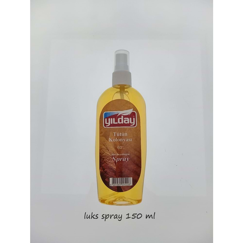 Yılday Sprey Kolonya 150Ml Tütün