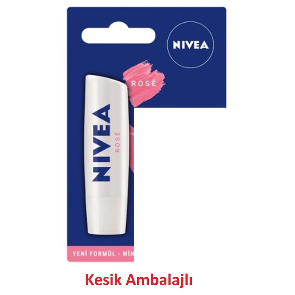 Nivea Lipstick Rose (Kesik Ambalajlı)