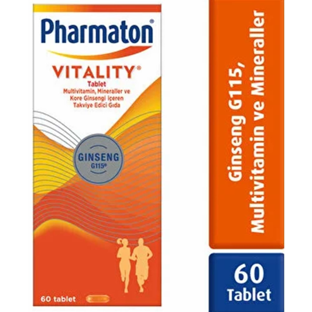 Pharmaton Vıtalıty 60 .Tablet