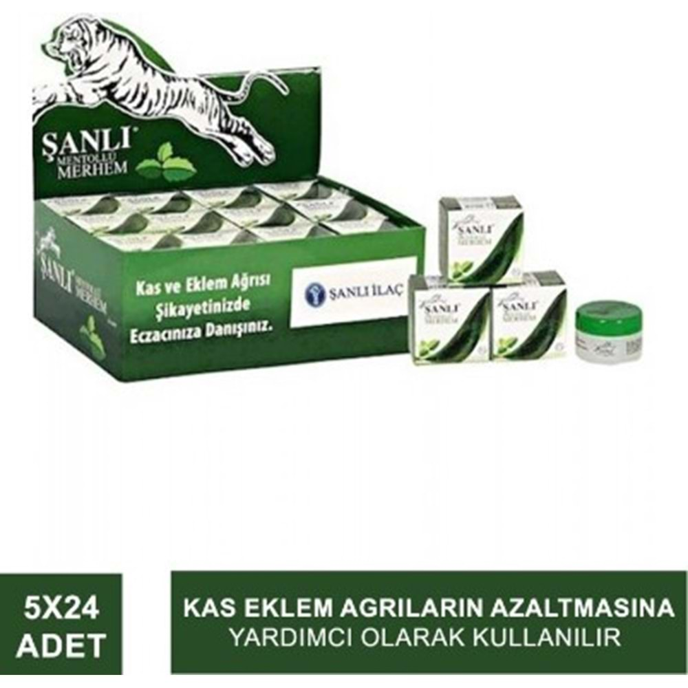 Sanlı Mentollü Merhem 5 Grx24