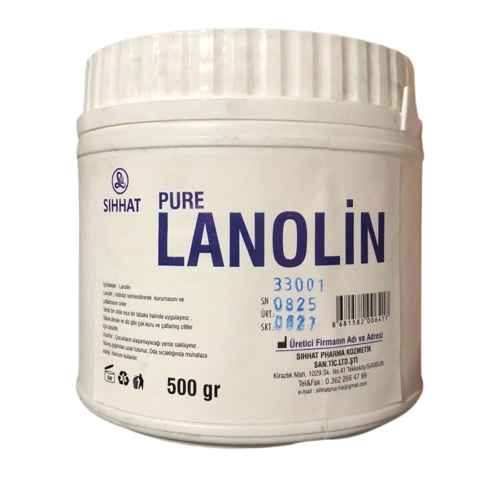 Sıhhat Lanolin 500 Gr Galenik