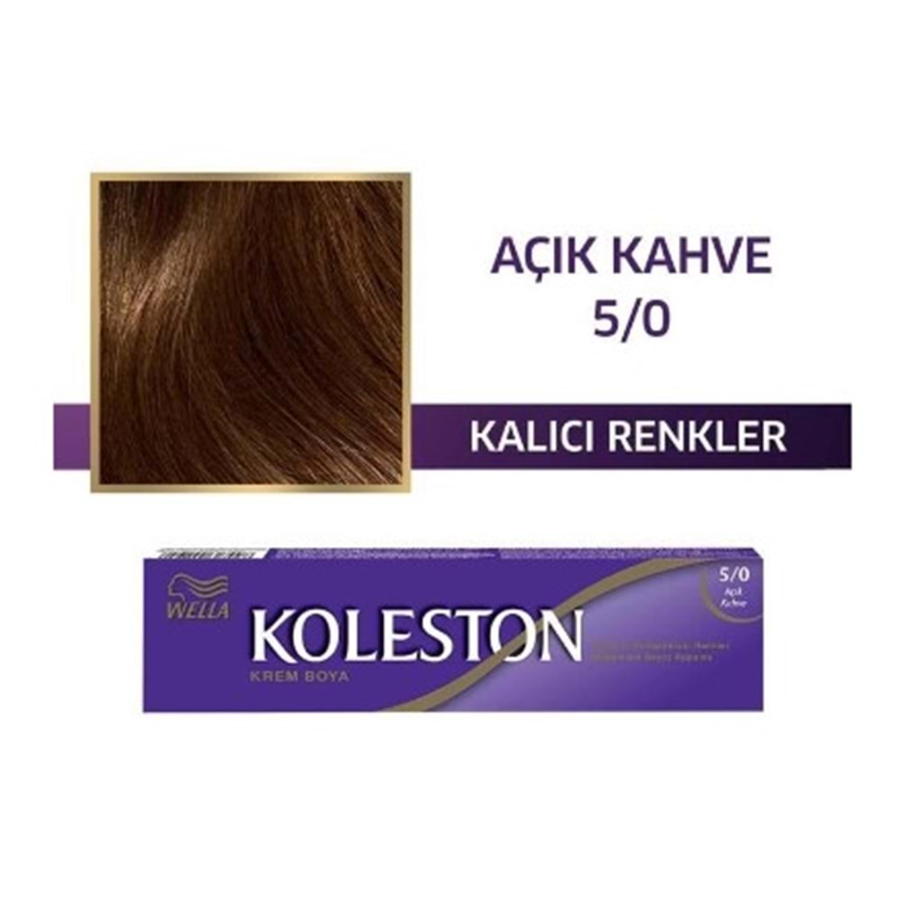 Koleston Boya No:5/0 Açık Kahve