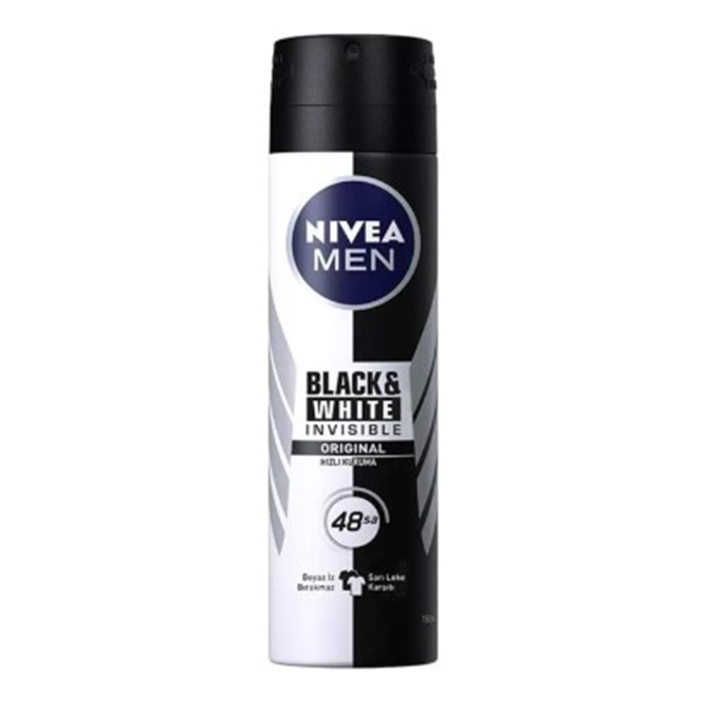 Nıvea Deodorant Men Black&Whıte Orıgınal 150Ml