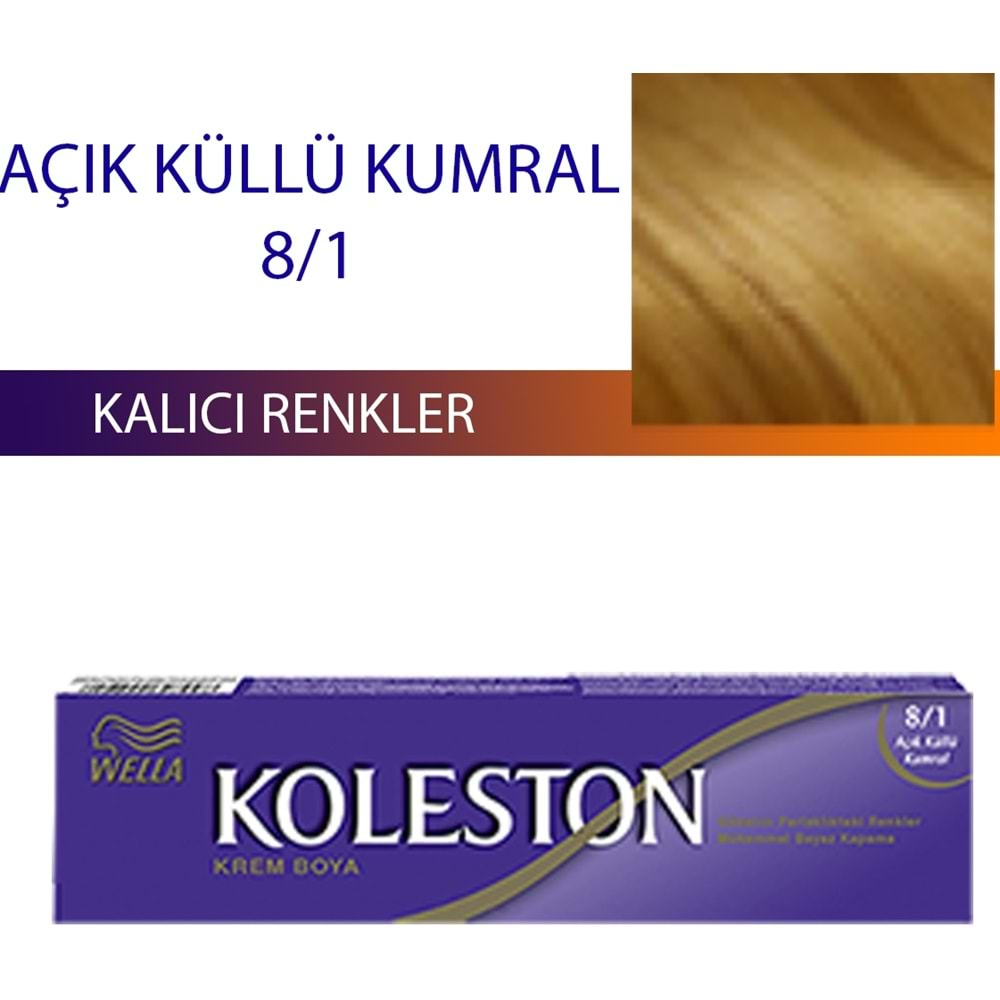 Koleston Boya No:8/1 Açık Küllü Kumral