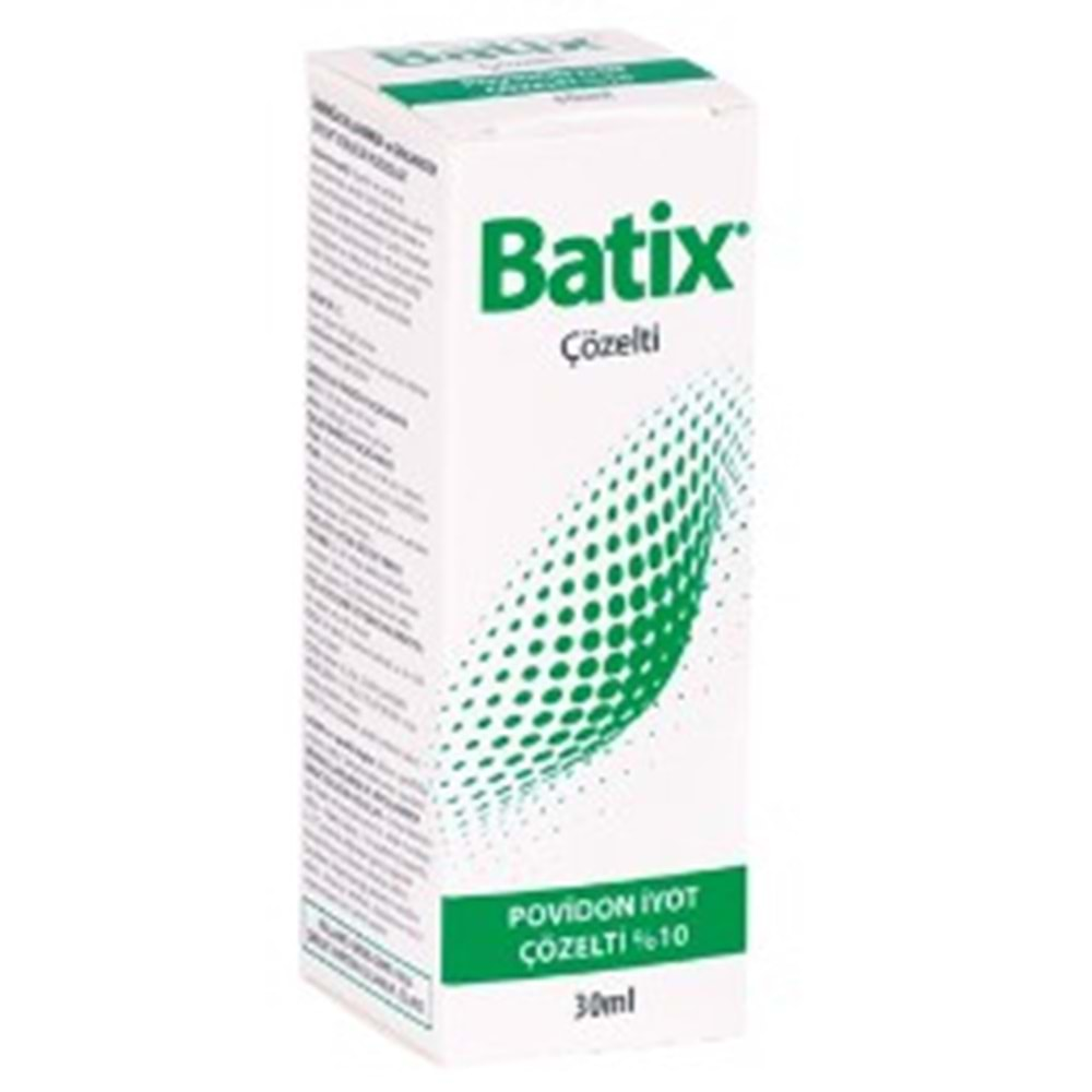 Batıx Antıseptık Çözeltı 30 Ml