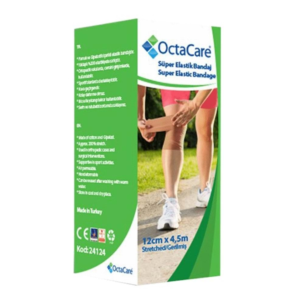 Octacare Süper Elastık Bandaj 12Cm