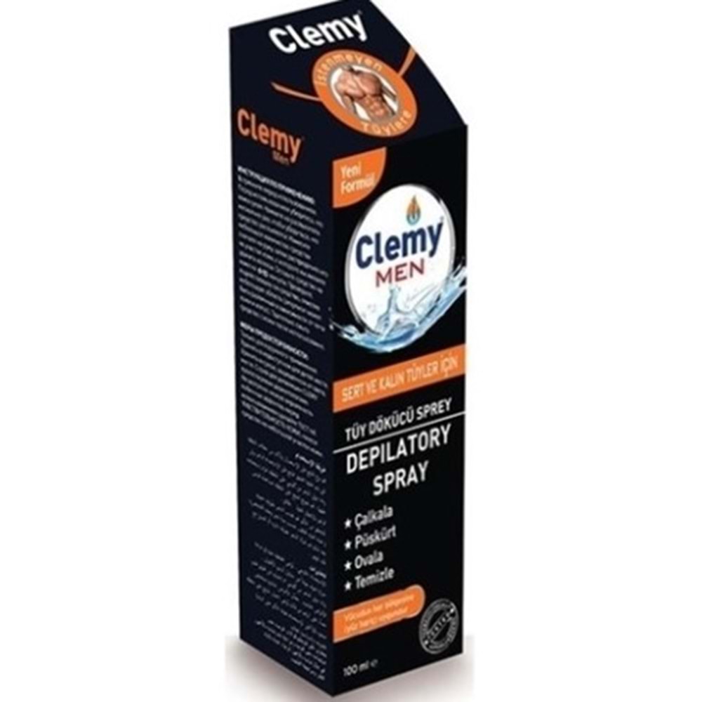 Clemy Tüy Dökücü Sprey Erkek Kalın Tüyler