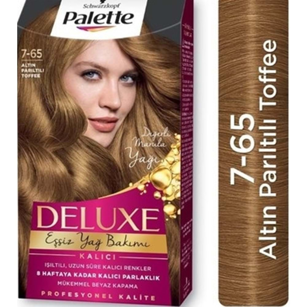 Palette Delüxe Altın Parıltılı Toffe 7-65