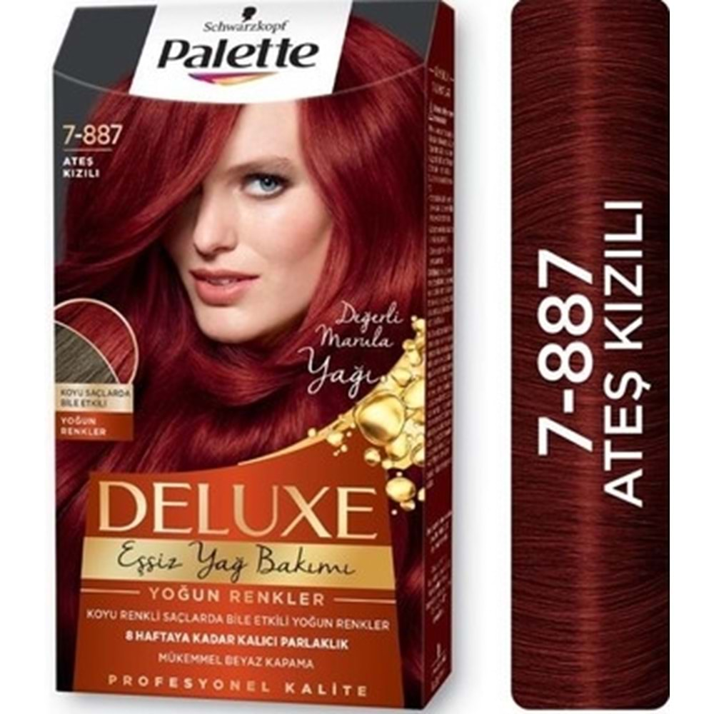 Palette Delüxe Ates Kızılı 7-887