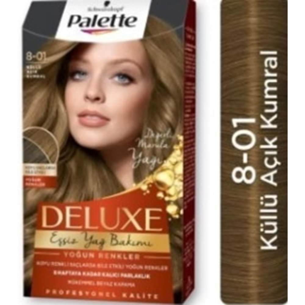 Palette Delüxe Küllü Açık Kumral 8-01
