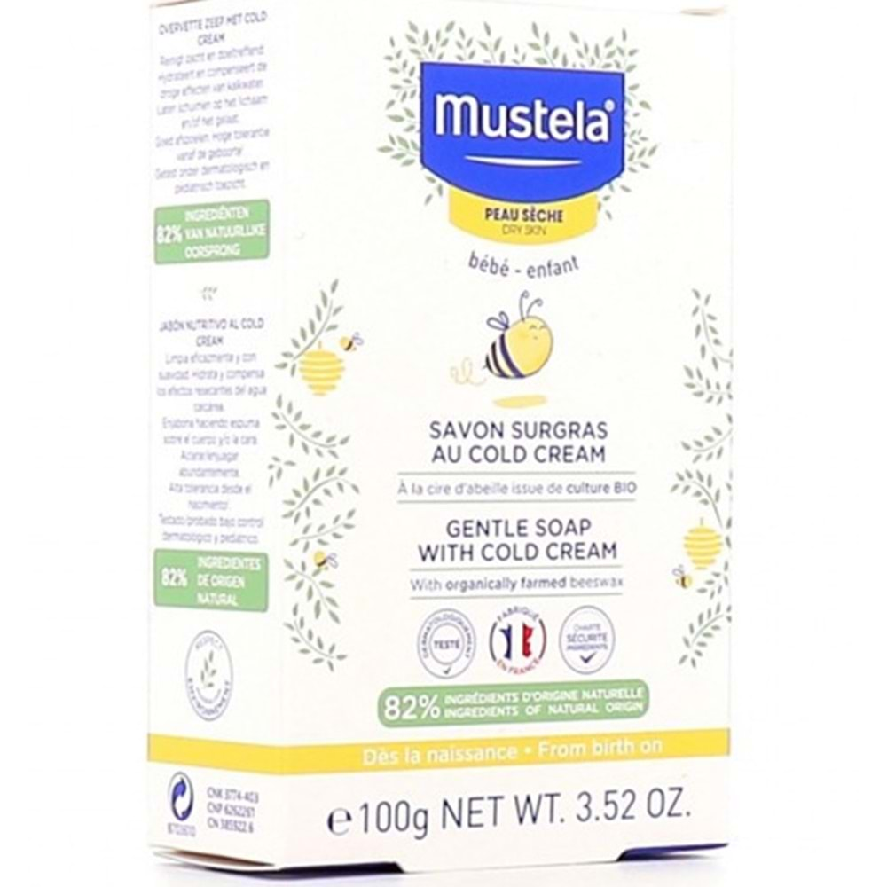 Mustela Cold Cream İçeren Besleyici Sabun