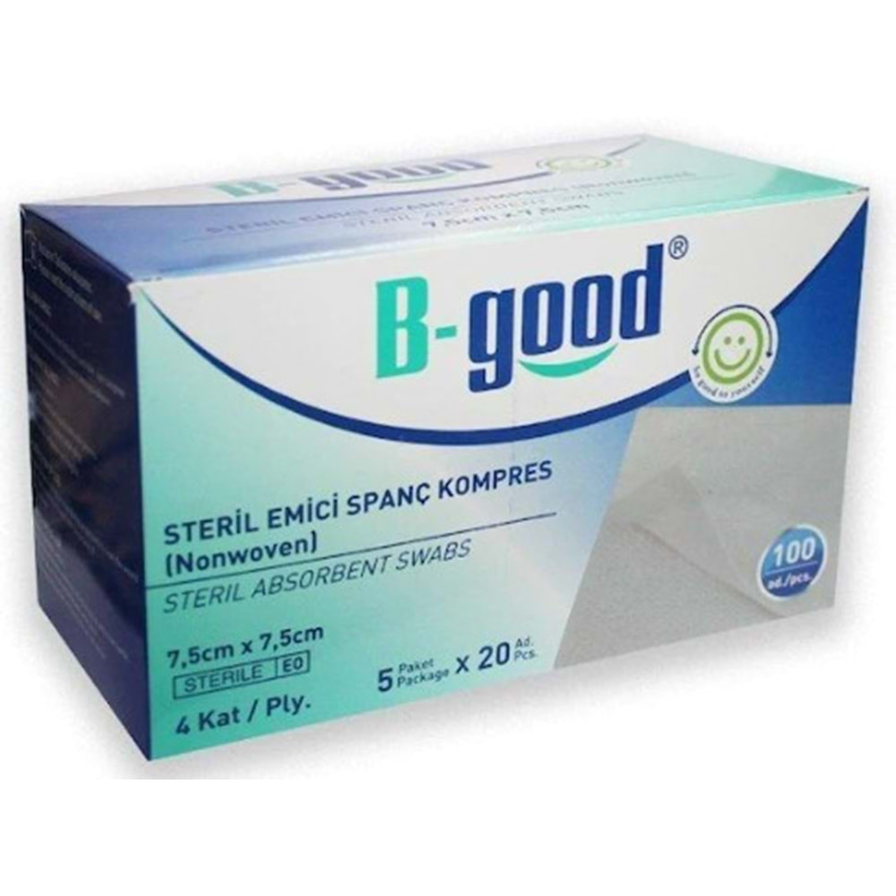 B-Good Nw G.Kompres 7,5Cm*7,5Cm100 Lü