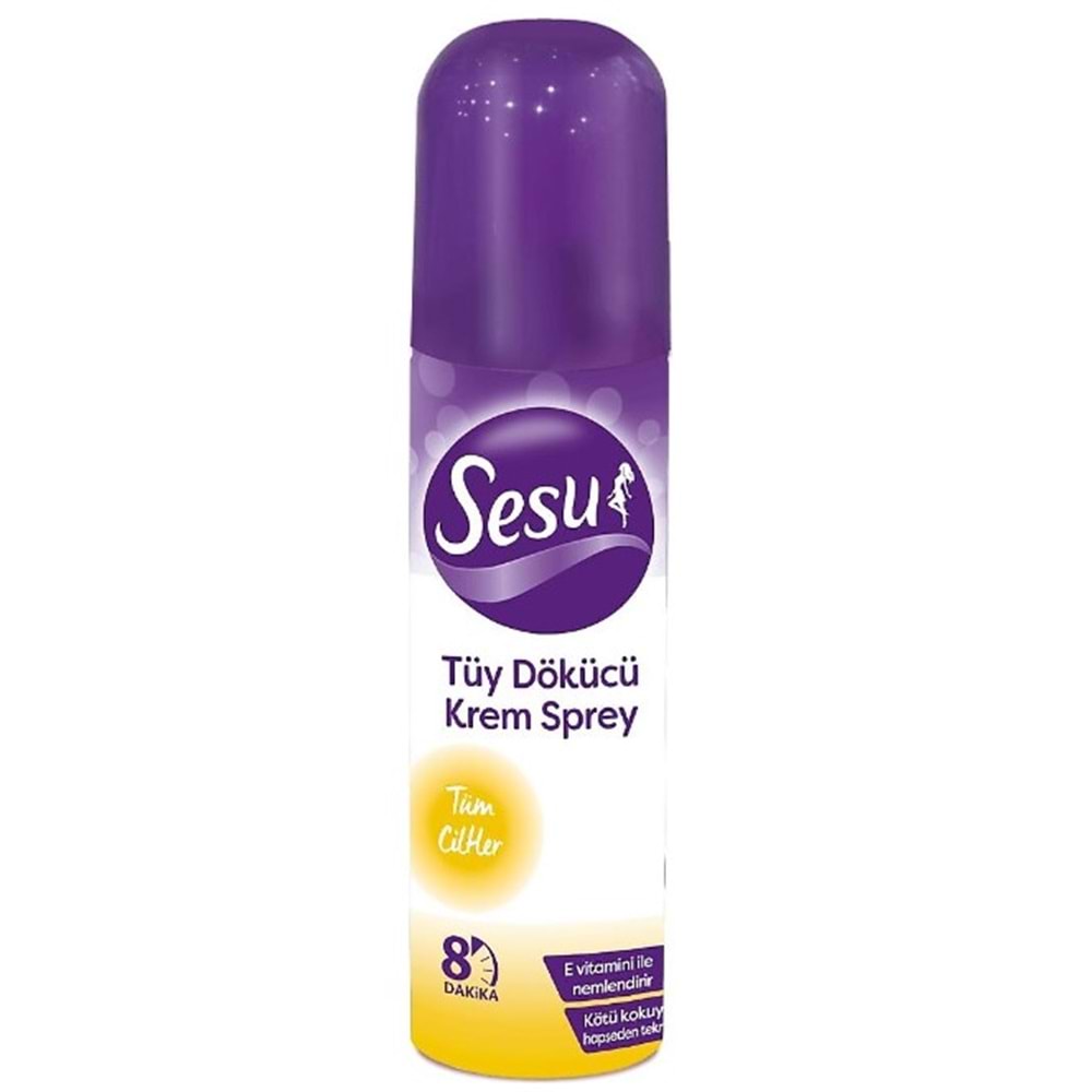 Sesu Tüy Dökücü Köpük Sprey Normal Cıltler 150Ml