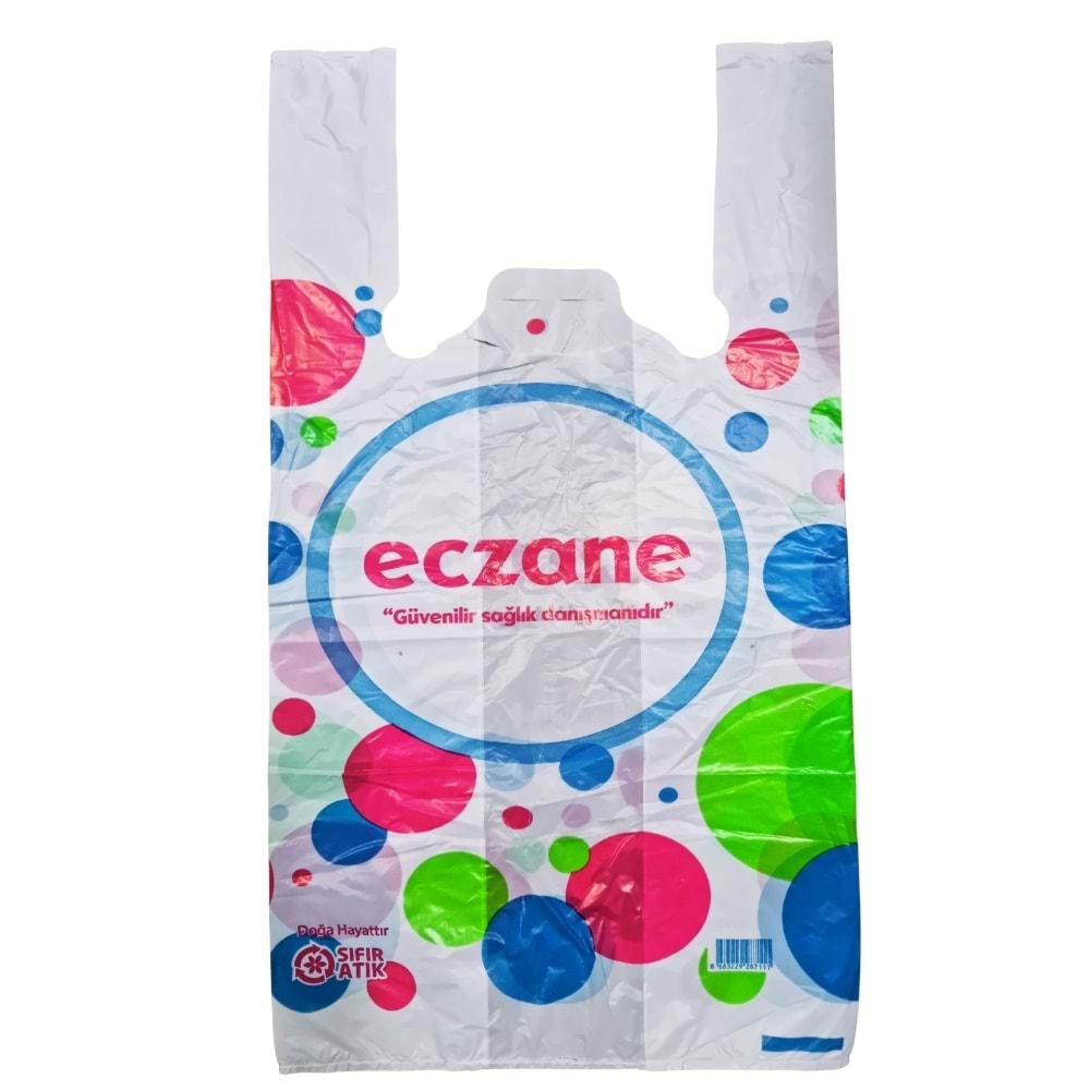 Dy Eczane Poşeti Atlet Küçük Boy 200 Adet (22x40cm)