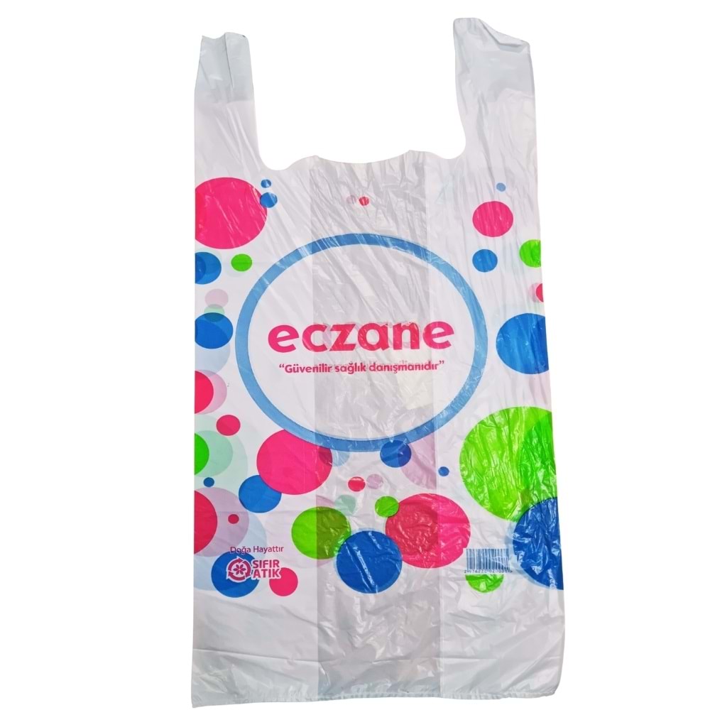 Dy Eczane Poşeti Atlet Büyük Boy 100 Adet (30x60cm)