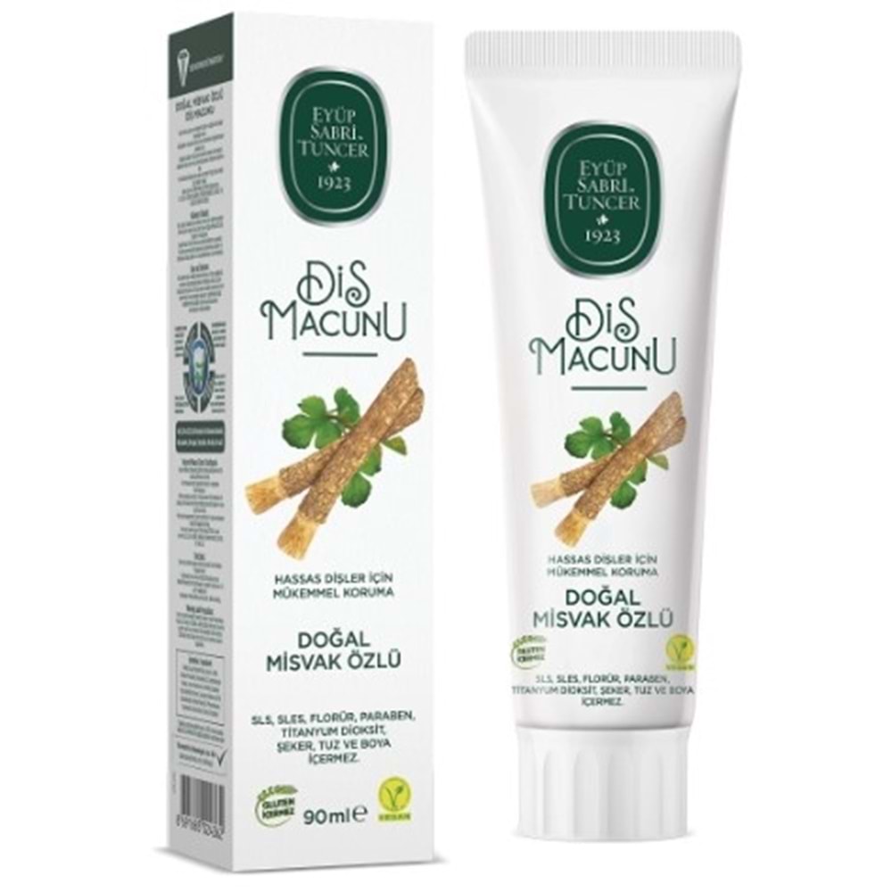 Eyüp Sabri Tuncer Diş Macunu 90Ml Misvak Ozlü