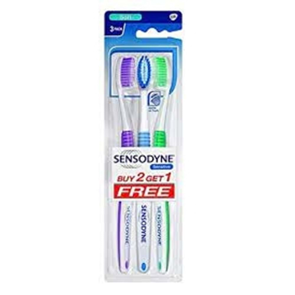 Sensodyne 3 Lü Fırça Soft Sensıtıve