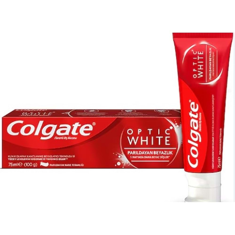 Colgate Diş Macunu (75Ml+50Ml) Optic White