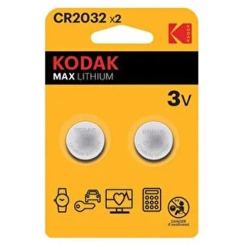 Kodak Lıtyum Para Pıl Cr2032