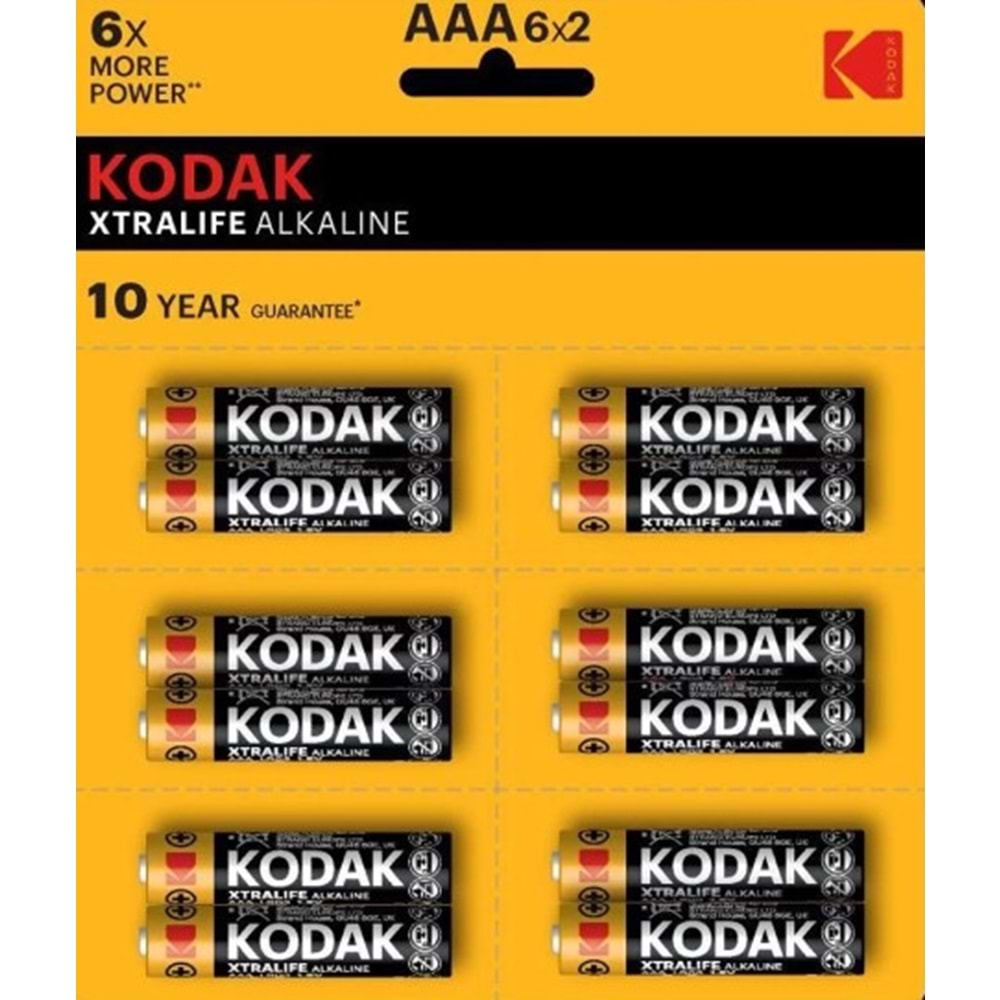 Kodak Xtralıfe Alkalın Ince Pıl 2 Lı