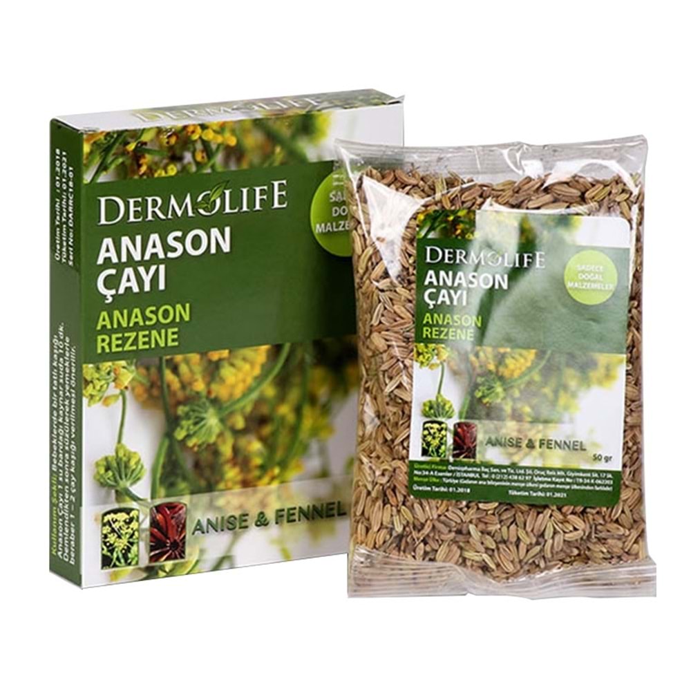 Dermolıfe Anason Çayı 50 Gr