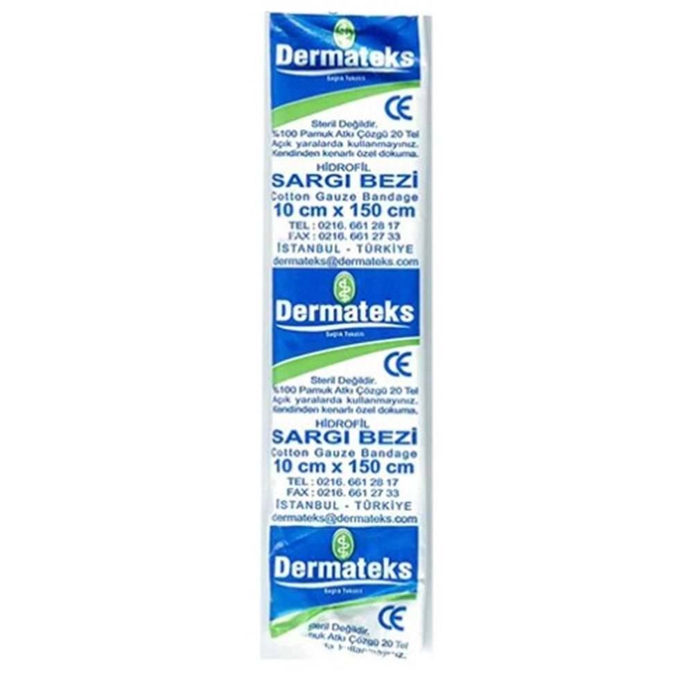 Dermateks Hidrofil Sargı Bezi 10Cm*1,5M