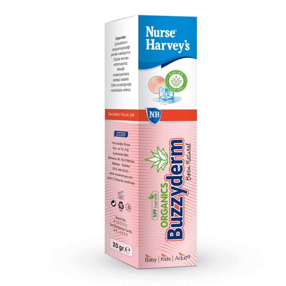 Nurse Harveys Organics Buzzyderm 20Gr