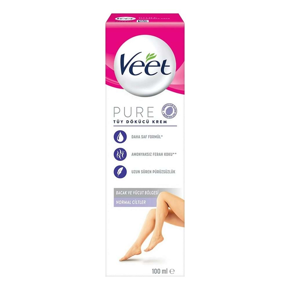 Veet Pure Krem Hassas Cıltler Içın 100 Ml