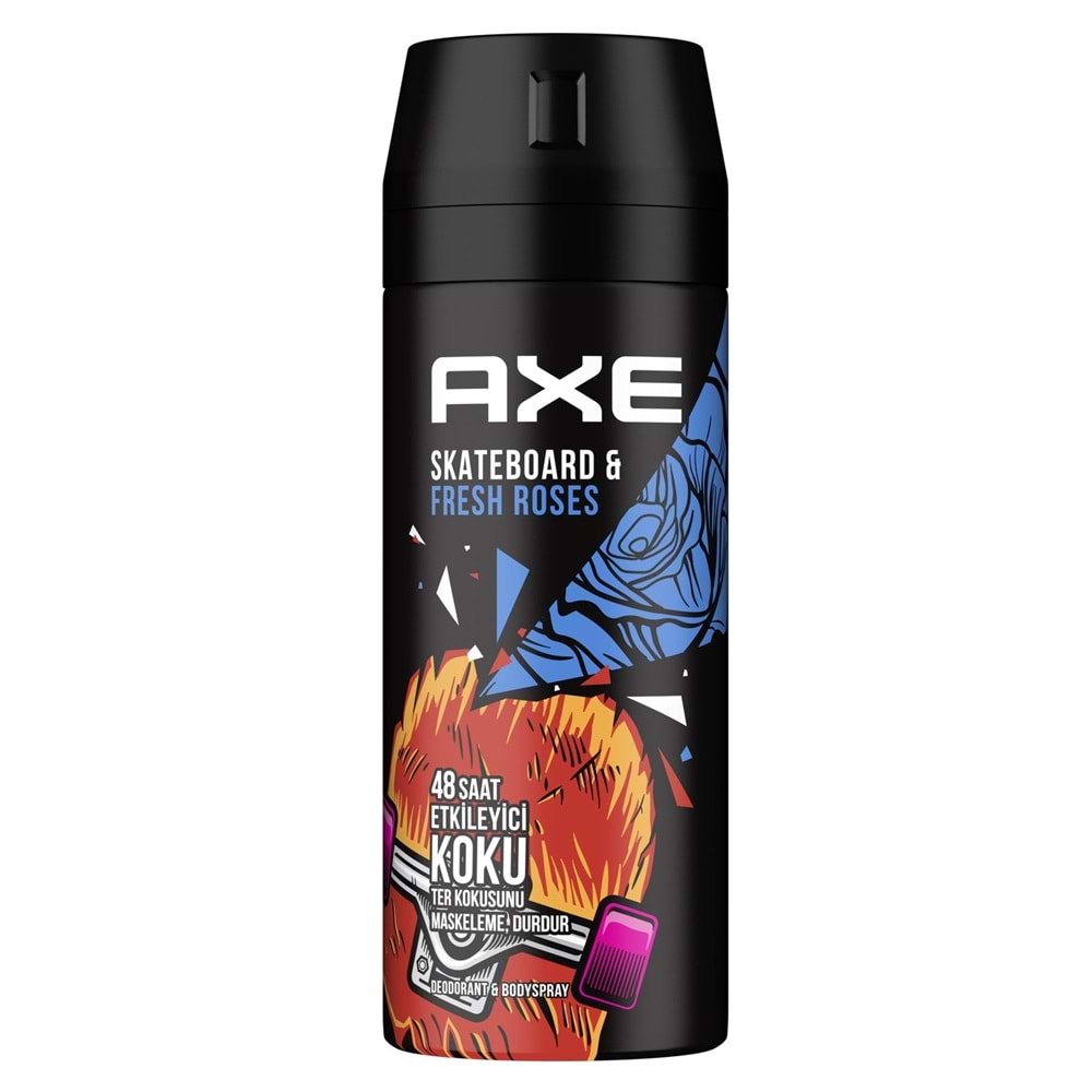 Axe Deo 150Ml Skateboard&Fresh Roses