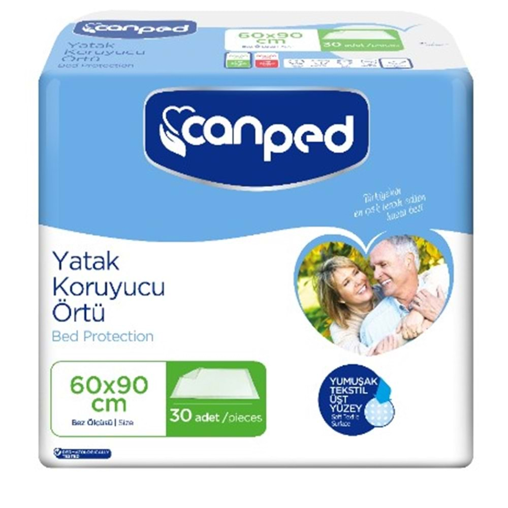 Canped Yatak Koruyucu Örtü 60X90Cm 30 Lu