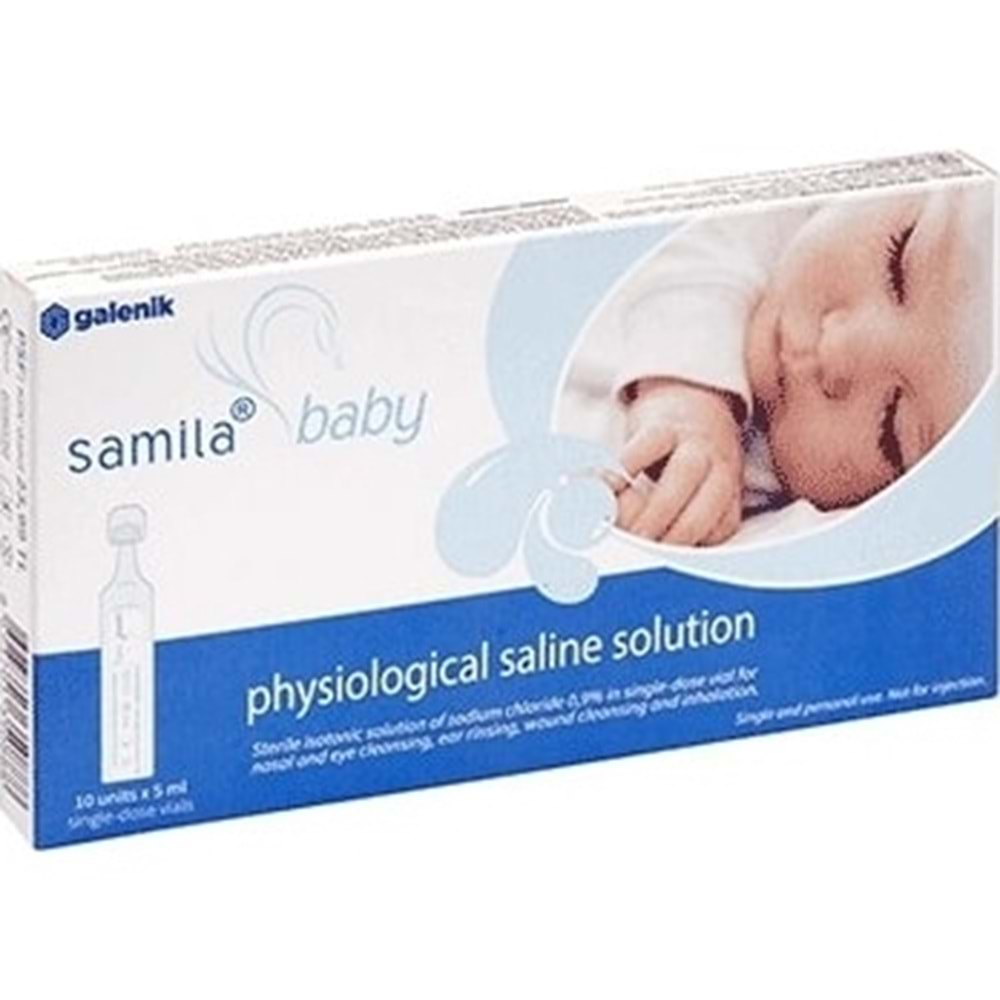 Samıla Baby Serum Fızyolojık Flakon 10 Lu