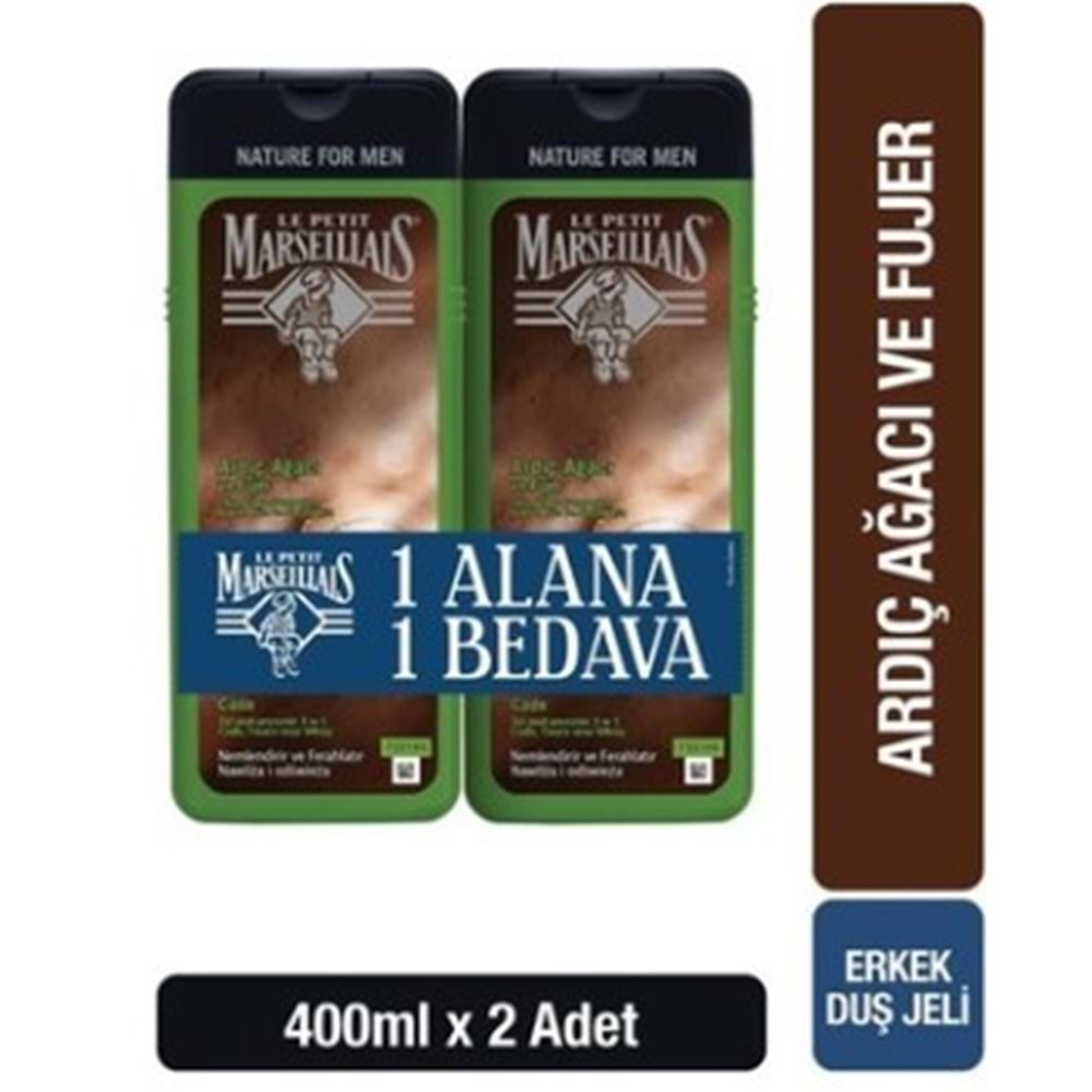 Le Petit Marseillais Duş Jeli 2'Lı Avantaj Paket 400Ml Ardıç