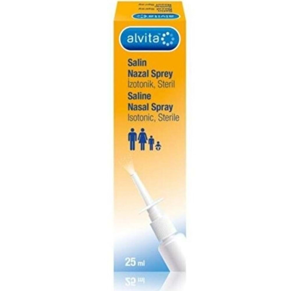 Alvıta Salın Nazal Damla 25Ml